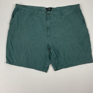 Marc Anthony Green‎ Linen Blend Shorts Mens XXL Luxury Casual Summer